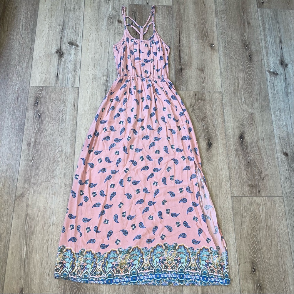Like New J FOR JUSTIFY Dress Paisley & Floral Maxi Skirt Size Small